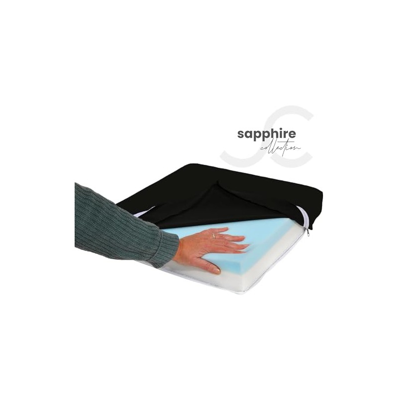 Wheelchair Cushion Memory Foam for Office Chairs, Scooters, Kitchen or