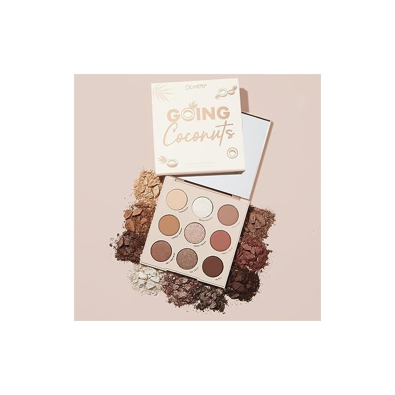 Colourpop Going Coconuts Pressed Powder Eyeshadow Palette
