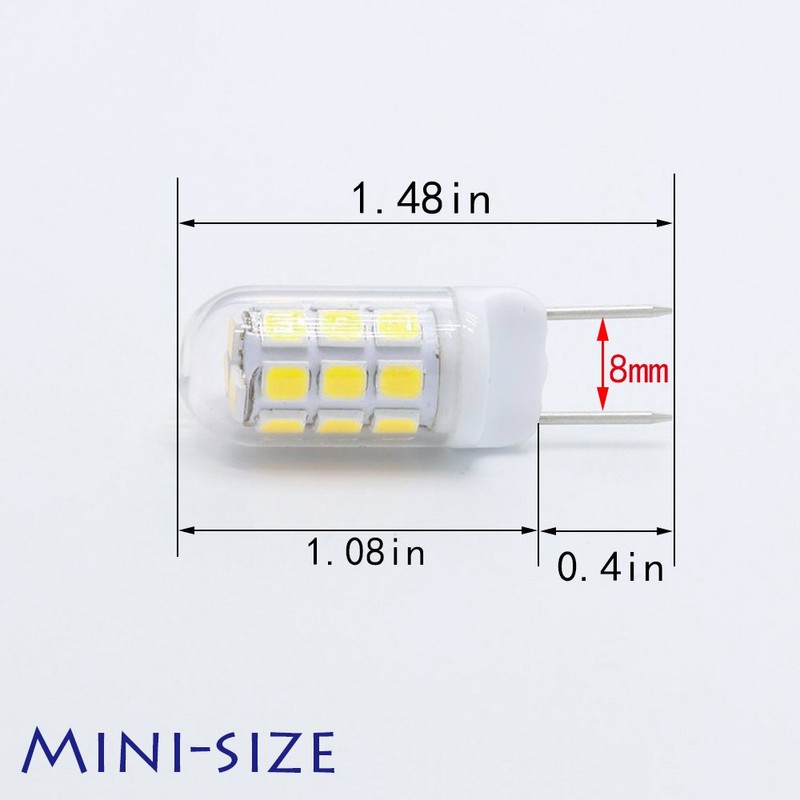 XRZT LED G8 Light Bulb GY8.6 Base Bulb Dimmable 3W