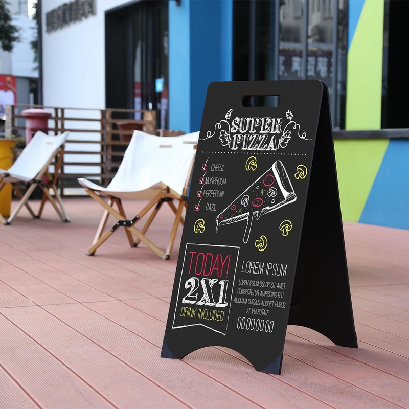 A-Frame Chalkboard Sign Large 15" x 30" Sandwich Chalkboard Double
