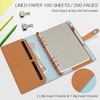 Skycase A5 Binder, A5 Ring Binder, A5 Refillable, PU Leather