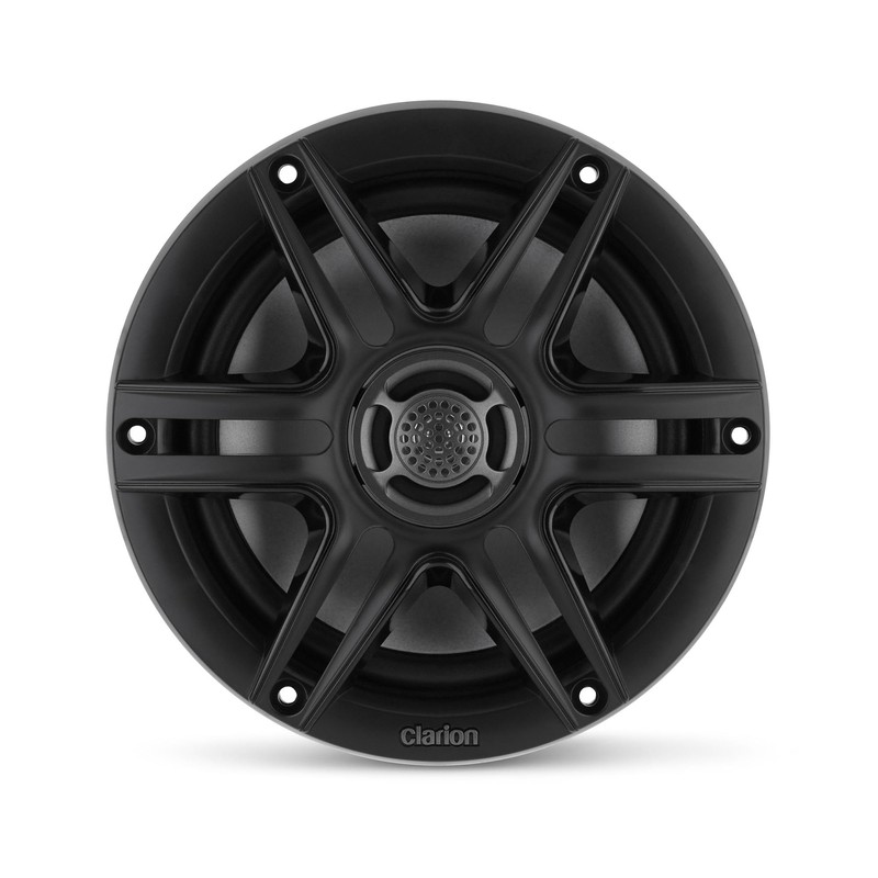 Clarion CMS-651-SWB 6.5-inch Coaxial Marine Speakers 30W RMS Power handling