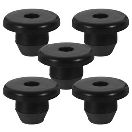 ULTECHNOVO Pack of 5 8 mm Car Jack Repair Hydraulic Jack Oil Plug Rubber Accessories Universal Black Bottle Jack Rubber Oil Filling Plug