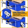 BLEKOO 4 Pack Cabinet Clamps for Installation, Solid Drilling Tool