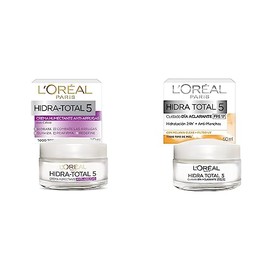 LOreal Paris Crema Antiarrugas Hidra Total5, 50 ml  Crema Antimanchas, Hidra Total 5, 50 ml
