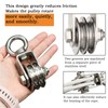 Hoist Pulley System Heavy Duty Stainless Steel, Snatch Swivel Block