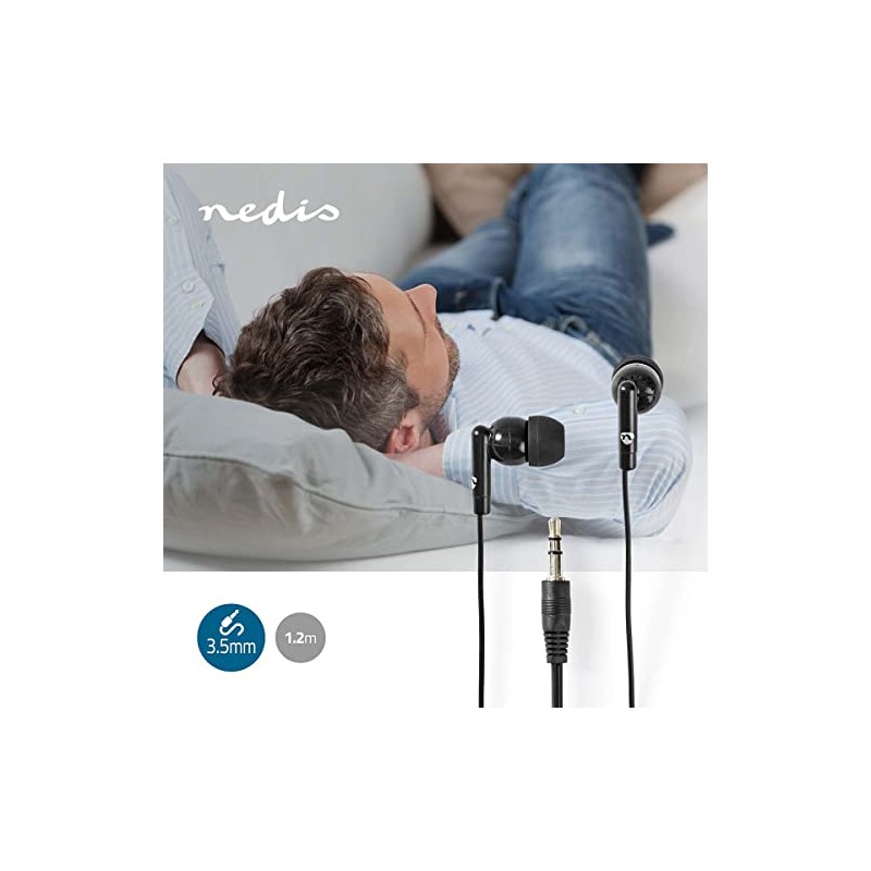 NEDIS Wired Headphones | 3.5mm | Cable Length: 1.20m |