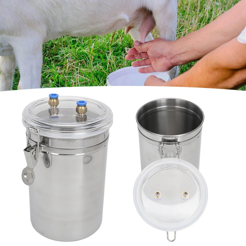Manual Milking Machine, 2l Hand Pump Milker Machine Effort Saving