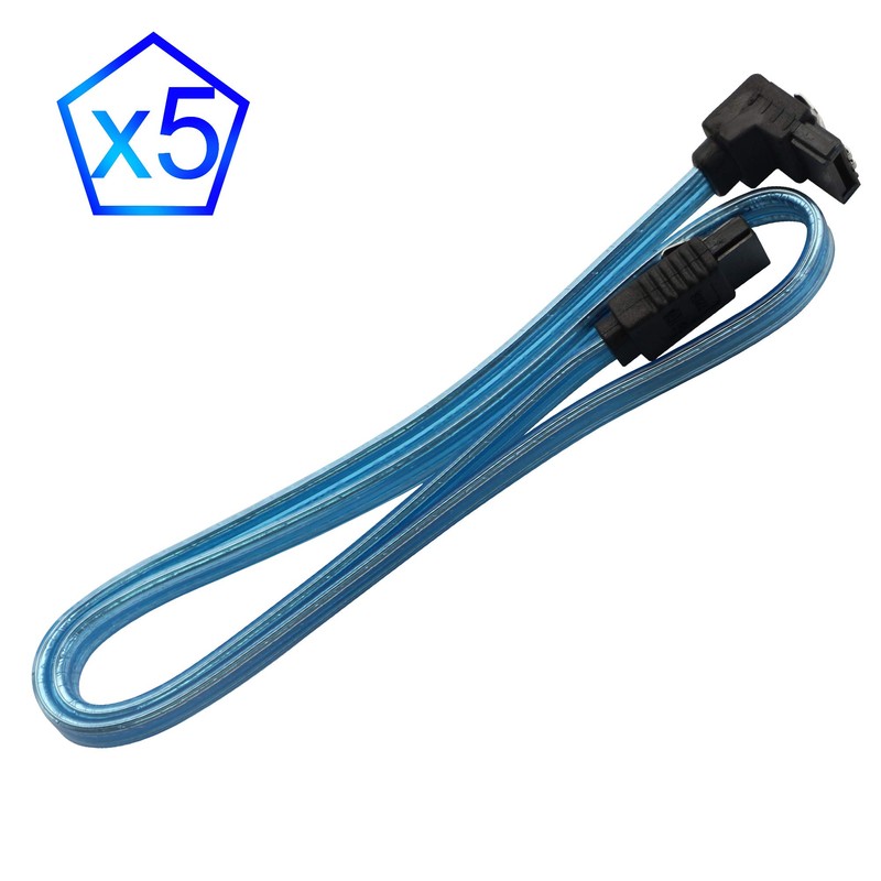 SATA 3 Data Cable 90 Degree Serial ATA III 6.0Gbps