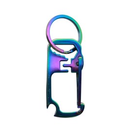 Portable CNC Key Fob with Leak Proof Key / Bottle Opener / Hexagon Socket and Ruler Function for Car / Outdoor