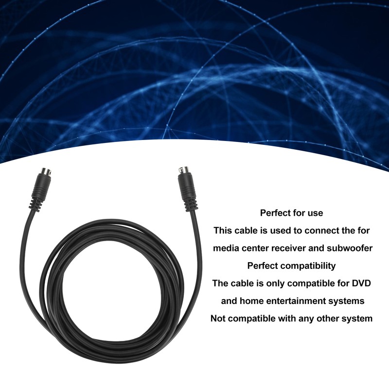 9 Pin Male to 9 Pin Male Sound Input Cable