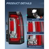 Nilight Taillight Assembly Compatible with 2015 2016 2017 2018 2019