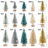 HO2NLE 60pcs Mini Christmas Trees Table Top Christmas Tree DIY