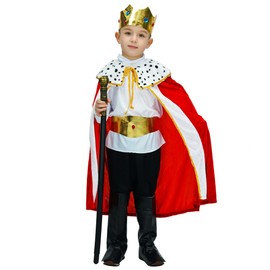 flatwhite Boy Regal King/Prince Child Costume (10-12 Years)