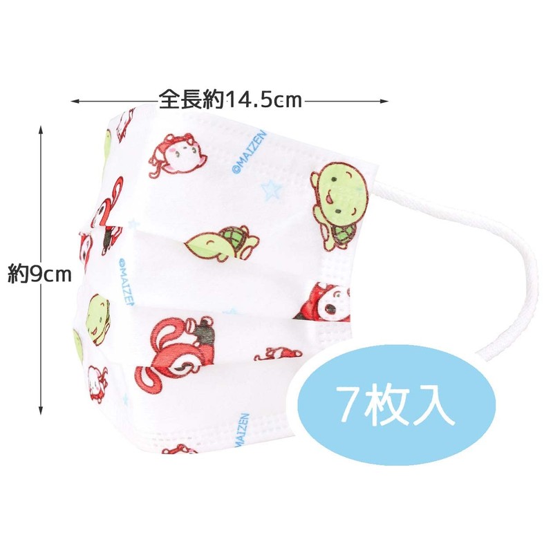 スケーター(Skater) 不織布 マスク 7枚 子供用 三層構造 まいぜんシスターズ 23 MSKP3N-A