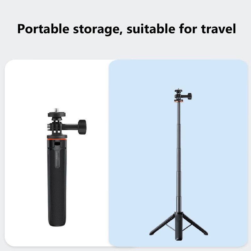 Extendable Selfie Stick Tripod for Pocket 3 Action 4 Aluminum