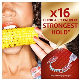 Super Poli-Grip - Power Max Crema Adhesiva para Dentaduras 2.2 oz - Fijación Fuerte y Sellado Preciso - Sin Sabor - Hecho en EE.UU.
