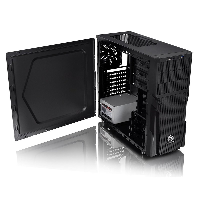 Thermaltake Versa H21 Midi Mesh Tower Case Toolless - Black