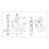 OH Slim Hook without Safety Lever WS-05