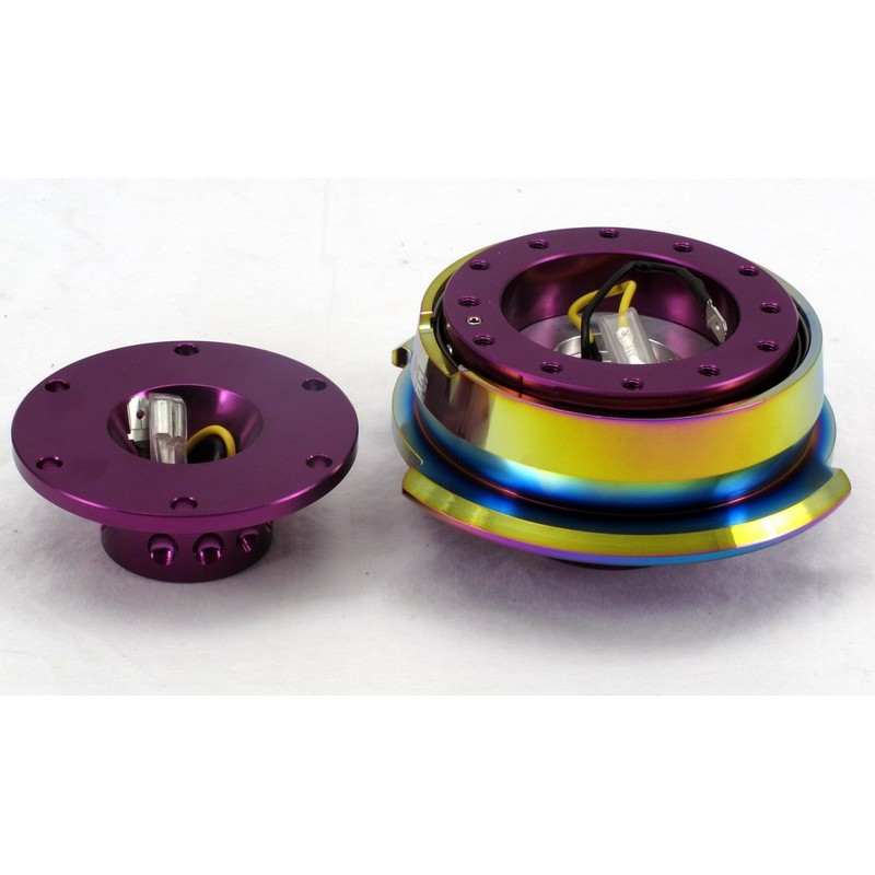 NRG Innovations SRK-280PP/MC Quick Release (Purple Body/Titanium Chrome Ring)