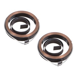 sourcing map Drill Press Return Spring, Quill Spring Feed Return Coil Spring Assembly, 2.2Ft Long, 36 x 6 x 0.5mm 3PCS
