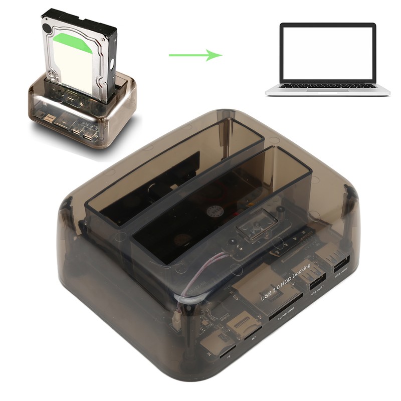 USB 3.0 to SATA IDE Dual Bay External Hard Drive