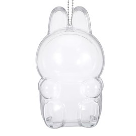 Qiimenguer Transparent PVC bag for Labu, elegant and durable, transparent case for 17 cm doll case to protect the doll from bumps and dirt (sitting)