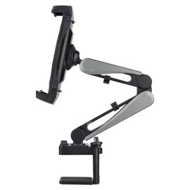 TrenDesks Document Copy Holder and Tablet/Cellphone Holder 2-in-1 (Black), Full Motion, Pull to Adjust Height, Angle and Direction