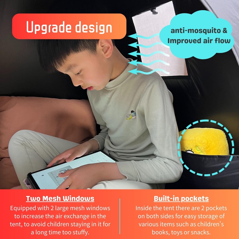 lukidoki Sensory Tent for Kids & Adults with Autism ADHD