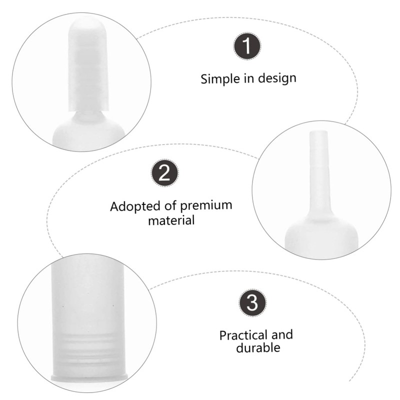 FOMIYES 25pcs Ampoule Bottle Drop Covers for Women Skincare Hyaluronic