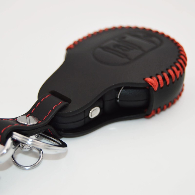 Handmade Stitching Leather Key Cover for Mini Cooper F55 /
