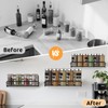 ITHWIU 2 Pack Wall Mount Spice Rack Organizer, for Kitchen