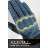 Komine GK-1833 Motorcycle Protective Mesh Gloves Brave Black Dark Grey