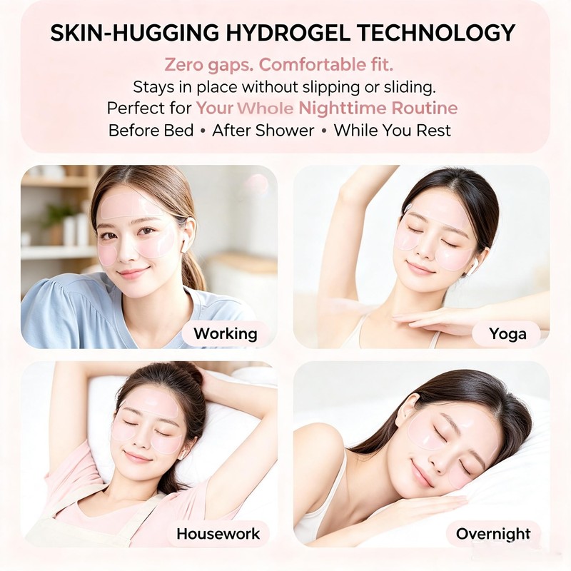 Eye Patch PDRN Caffeine Collagen | Gel Eye Patches