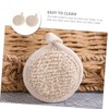 WOONEKY Bathing Balls 2pcs Mild Shower Balls Body Scrubber Exfoliating