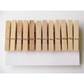 Unbranded 48 Small Wooden ClothesPins, Wood Clothes Pins, Great for Photos 1.75" Tall