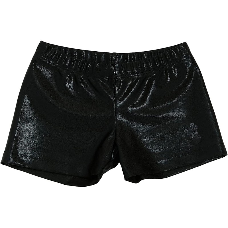 Aosva Baby Girls' Sparkle Dancing Tumbling Athletic Gymnastics Sparkle Black