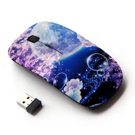 KOOLmouse [ Optical 2.4G Wireless Mouse [ Cherry Blossom Full Moon Neon ]