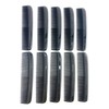 G.B.S 5.07-in Styling Essentials Fine Comb, Black, Set of 10