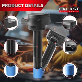 FAERSI Set of 6 Ignition Coils Pack Compatible with Acura RL TL TSX ZDX MDX RDX Honda Accord Crosstour Odyssey Touring EX-L Pilot Ridgeline 2008-2017 V6 3.5L 3.7L Coil for UF603 C1624 5C1681 E1103