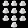 24 Pcs Bathtub Jet Covers White Silicone Hole Bathtub Plug