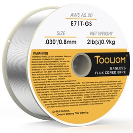 TOOLIOM E71T-GS .030" Diameter 2-Pound Spool Flux Core Self-shielded Carbon Steel MIG Welding Wire
