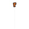 Unique Decoration Party Supplies, 6.38" x .25" x 9.13", Orange