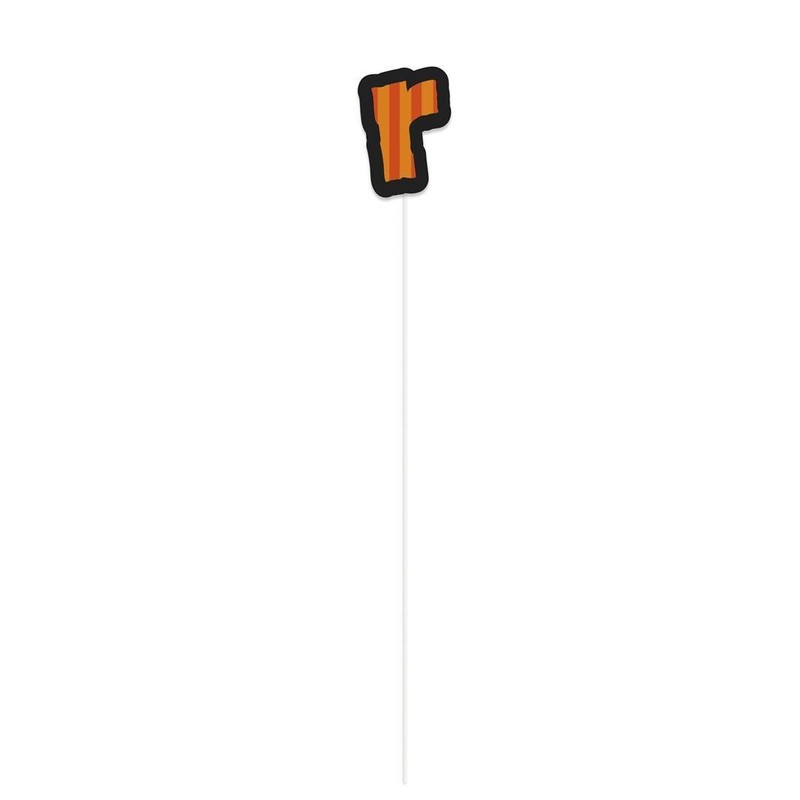Unique Decoration Party Supplies, 6.38" x .25" x 9.13", Orange