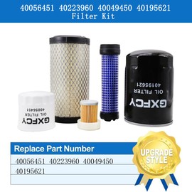 Filter Kit 40056451 Oil Filter 40223960 Fuel Filter 40049450 Air Filter 40195621 Hydraulic Filter Compatible with LS Tractor XJ2025H