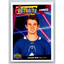 2020-21 Upper Deck Portraits Hockey #P65 Joseph Woll Rookie Card RC Hockey Card Toronto