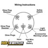 HD Switch Ignition Key Starter Switch Assembly Replaces Kubota Engine