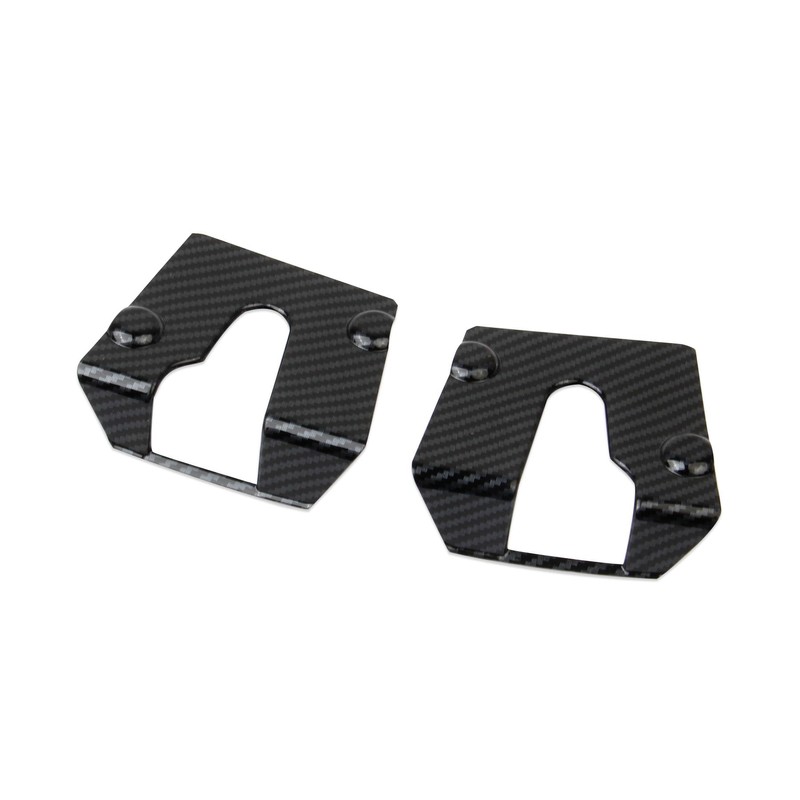 Fewshaw Carbon Fiber Style Door Lock Cover Buckle Protection Decor