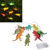 8 LED Dinosaur String Lights Battery Operated String Lights Children