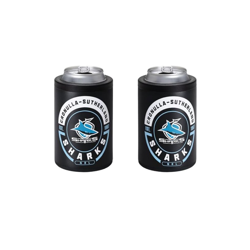 Cronulla Sharks NRL Rugby League Insulated Can Cooler with Lid
